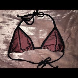 PINK STRING BIKINI TOP